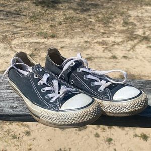 Converse All Star Black/White Shoes Size 5